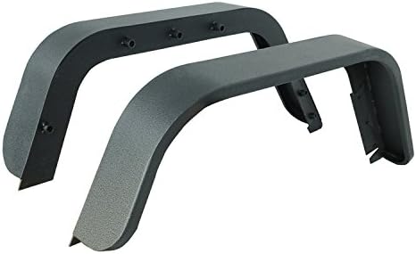 Paramount Automotive 51-0313 Black Rear Stubby Fender Flare (Jeep Wrangler JK)