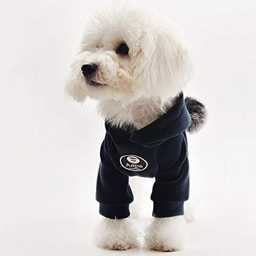 小型犬 服 犬 冬服 サロペット 犬の服 ふく かわいい つなぎ ペット服 犬用 秋冬用 モコモコ 防寒 ペット用品 パーカー フード付き 長袖 フレンチブルドッグ ポメラニアン パグ シュナウザー 服 2つの足 M Tarunniketanpublicschool Com