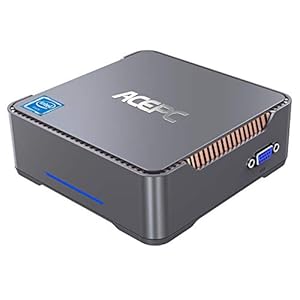 ACEPC Mini PC, Windows 10 Pro 6GB DDR4 128GB ROM Intel Celeron Processor J4125 4 Cores Micro Mini Computer,2.4/5G Dual…