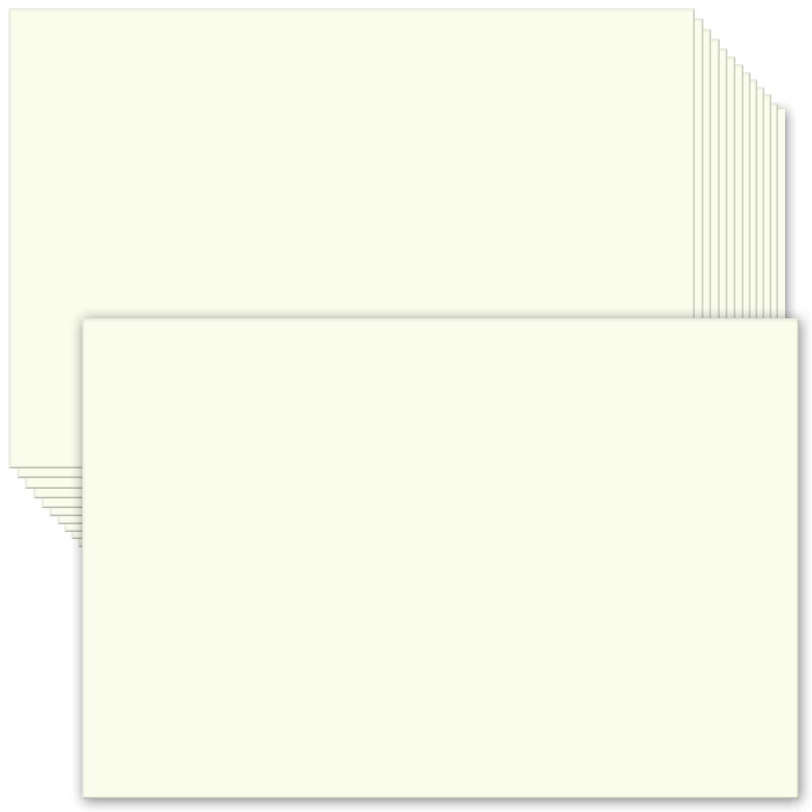 Photo 1 of Hysiwen 50 Sheets Ivory Color Card Stock 5 x 7 Inches, 250gsm/92 lb Cream Blank Cardstock Paper for Making Postcards, Invitation Cards, Greeting Cards, Paper Crafts or Drawing(IV57)