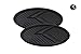 3D K Logo Emblem Carbon Fiber & Black Edition Set 3pc Front + Rear + Mini Sticker (Fit: KIA 2011-2018 Optima K5)