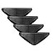 DAVID ARCHY Men's 4 Pack Micro Modal Underwear Low Rise Bikinis (M, Dark Gray)