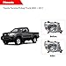 Headlight Assembly Replacement for Toyota Tacoma Pickup Truck 2005 2006 2007 2008 2009 2010 2011 With Chrome Housing Amber Reflector Clear Lens 81150-04163 81110-04163 GTYTC05-A2
