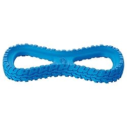 Nerf Dog Rubber Tug Dog Toy with Interactive Tire