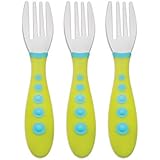 Gerber Graduates Kiddy Forks, Neutral Colors, 3pk