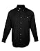TRM Men's 100% Cotton Executive Woven Twill Dress Shirt (19 Colors, XS-6XLT)