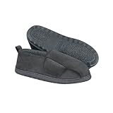 Adjustable Swollen Feet Loafers, Ladies X-Large (9 1/2 - 10 1/2), Black, 1 pair