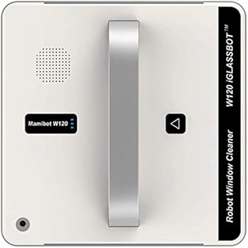 Mamibot W120 Robotic Frame Window Glass Cleaner Stronger Suction 3000Pa Vacuum Cleaning Automatic Robotic Washer for Inside and Outdoor High-Rise Window Cleaning with Remote/App Control
