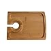 Oenophilia Bamboo Hors d' Oeuvres Appetizer Eco Friendly Plate - Set of 4