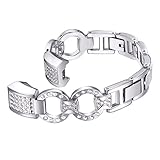 bayite Metal Bands Compatible Fitbit Alta and Alta HR, Set with Rhinestone