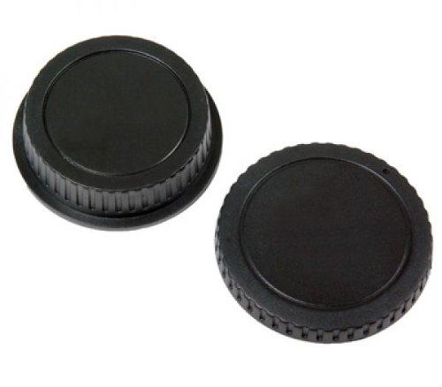 Camera cap and lens back cover