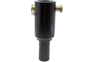 YDDVEHI Auger Adapter 2-9/16 inch Female Round to 2 inch Male Round Auger Shaft Bit Adapter Conversion Bolt Pin