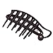 2pcs Women DIY Fast Styling Volume Insets Hair Clip Boost Comb French Twist Maker Fast Volume Twist Hair Boost Comb Hair Up Maker Tool Set (Dark brown)