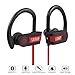 Wireless Bluetooth Headphones LESHP Wireless Sport Headset V4.1 Sport Stereo In-Ear Noise Cancelling Sweatproof Earphones 8 Hours Playing Time with Built-in HD Mic for Smartphones (Red)