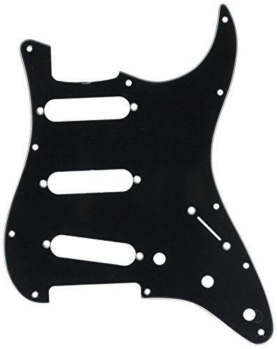 Fender Pickguard S/S/S For Stratocaster 60s Vintage-Style - 11 Hole - 3-Ply Black