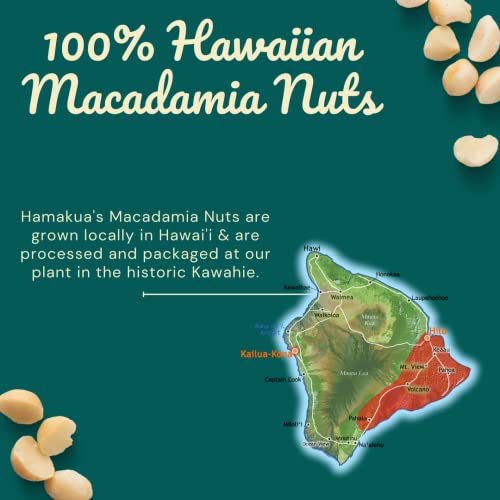 Hamakua Macadamia Nuts Bulk Macadamias Hawaiian Grown Dry Roasted Half and Whole Macadamias