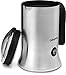 Gourmia Cordless Electric Milk Frother & Heater, Stainless Steel 3 Function Froth Maker for Lattes and Cappuccinos, and Milk Heater