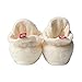 Zutano Baby Girl's Cozie Fleece Gripper Bootie 18M (12-18 Months) Cream