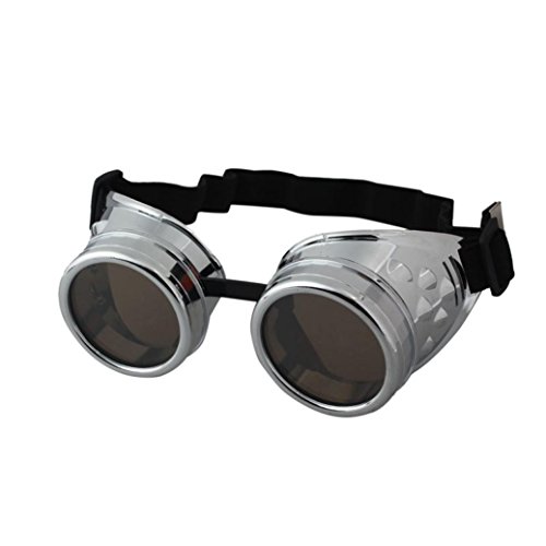 Canserin Vintage Style Steampunk Goggles Welding Punk Glasses Cosplay