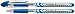 Schneider Slider Basic F (Fine) Ballpoint Pen, 0.7 mm, Transparent Barrel, Blue Ink, Box of 10 Pens (151003)