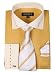 George's Two-tone Shirts w/ Matching Tie, Hanky & French Cuffs AH621-Gold-16-16 1/2-34-35