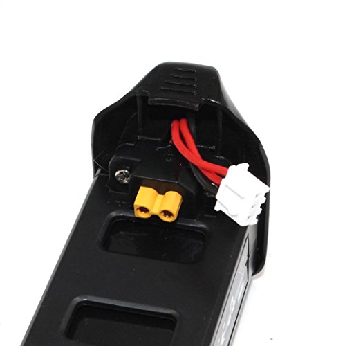 Binmer(TM) Durable 7.4V 1800mAh High Capacity Lipo Battery for MJX Bugs 2C/2W RC Quadcopter (black) - Thumbnail 3