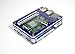 Zebra Case - Raspberry Pi 3B +, Pi 2, Pi B+ and 2B (True Blue) with Heatsinks