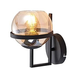Lindby wandlamp ‘Marinka’ (modern) in Zwart uit overige metaal o.a. voor woon-/ eetkamer – wandlamp, muurlamp…