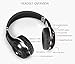 Bluedio H Plus (Turbine) Wireless Bluetooth Headphones V4.1 Bass Stereo Over-ear Headset with Mic FM Radio Support SD Card for iPhone Samsung (Black)