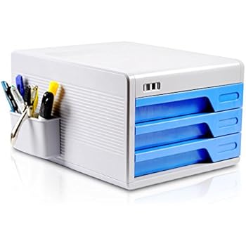 Amazon Com Evertop Office Code Lock Desktop Cabinet Organizer