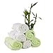 Bamboo Bambino Amazingly Soft Baby Wash Cloths, 100% Natural Bamboo Fibers, 6-Pack, Safe & Eco- Friendly, Great For Home Bath & Travel Bags, Ideal Baby Shower/Registry Gift, Bonus Ebook Included