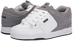 Globe mens Fusion Skate Shoe, White/Grey Split, 8 US