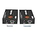 J-Tech Digital HDMI Extender Over Single Cat5e/6 Ethernet Cable with IR Up to 330 Feet 100m Supports 1080P HDCP One to Many Connection (Receiver+Transmitter)