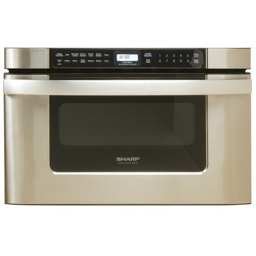 Sharp-KB6524PS-24-Builtin-Microwave-Drawer-Oven-in-Stainless-Steel