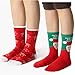ALLYK Christmas Plush Package and Two Pairs of Socks, Special Holiday Plush Llama Squeeze Toy Doll, Troll Stash Animal Alpaca Santa Claus Reindeer, Stuffed Loot Supply Gift (Pack Christmas)