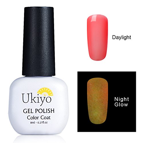 Ukiyo Night Glow Gel Nail Polish Effect UV LED Soak Off UV LED 8ml/0.27fl.oz Dramatic Manicure Decor Kit Nail Art 6714 Ukiyo Night Glow Gel Nail Polish Effect UV LED Soak Off UV LED 8ml/0.27fl.oz Dramatic Manicure Decor Kit Nail Art 6714