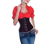 Sexy Underbust Corset Bustier With G-String