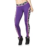 Zumba Womens High Beam Paneled Leggings