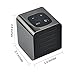 SELECTEC Bluetooth Speaker Portable Mini Wireless Stereo Lossless Hi-Fi Audio Vintage Cube Box Shape Boom music player for Apple iPad iPhone, Smartphones, Samsung Galaxy and More- Black