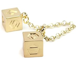 HAN Solo DICE Star Wars Lucky Charm Sabacc Gold Millennium Falcon