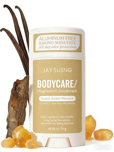 LBOYLOVE® Natural Deodorant for Women - Aluminum & Baking Soda Free, Made with 55% Organic Ingredients, Kid & Sensitive Skin Safe Magnesium Deodorant