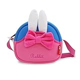 Ofun Toddler Satchel Bags [Cute Rabbit Pink & Blue] Gift For Girls 1-8 Years Old OFK006