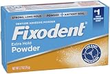 Fixodent Extra Hold Denture Adhesive Powder 2.7 Oz Pack of 4 view 3