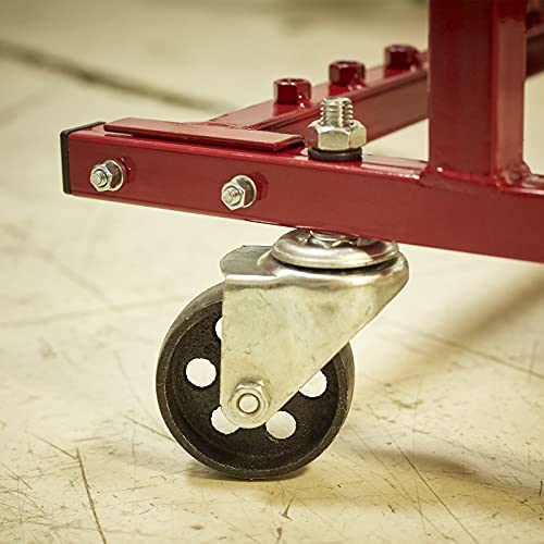 Rolling Engine Cradle Stand with Wheels, Fits Chevy V8 Small Block and
