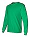 Gildan Adult L/S T-Shirt in Irish Green - Medium