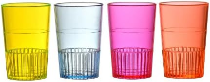 Fineline Settings Quenchers Mixed Colors-Blue, Orange Red and Yellow 1.5 oz Neon Shooters, Case of 300