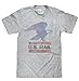 U.S. Mail Eagle Logo | Soft Touch Tee-Large Heather Grey