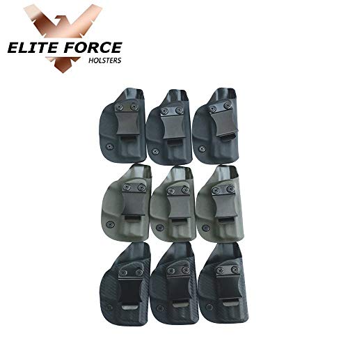 Elite Force Holsters fits S&W Models Black Kydex IWB Concealment Gun Holster with Metal Clip