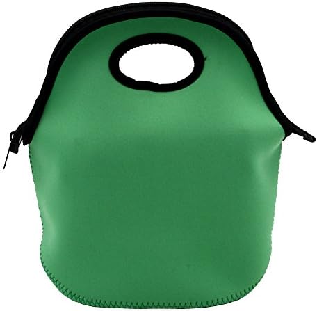 Luckiplus Neoprene Lunch Bag - Insulated Lunch Tote Bags Green