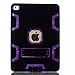 TabPow iPad Pro Case (9.7 Inch), Armor Hybrid Series - [Shockproof][Drop Protection][Heavy Duty] Rugged Three-Layer Defender Case Cover with Stand for iPad Pro 9.7 inch, Purple